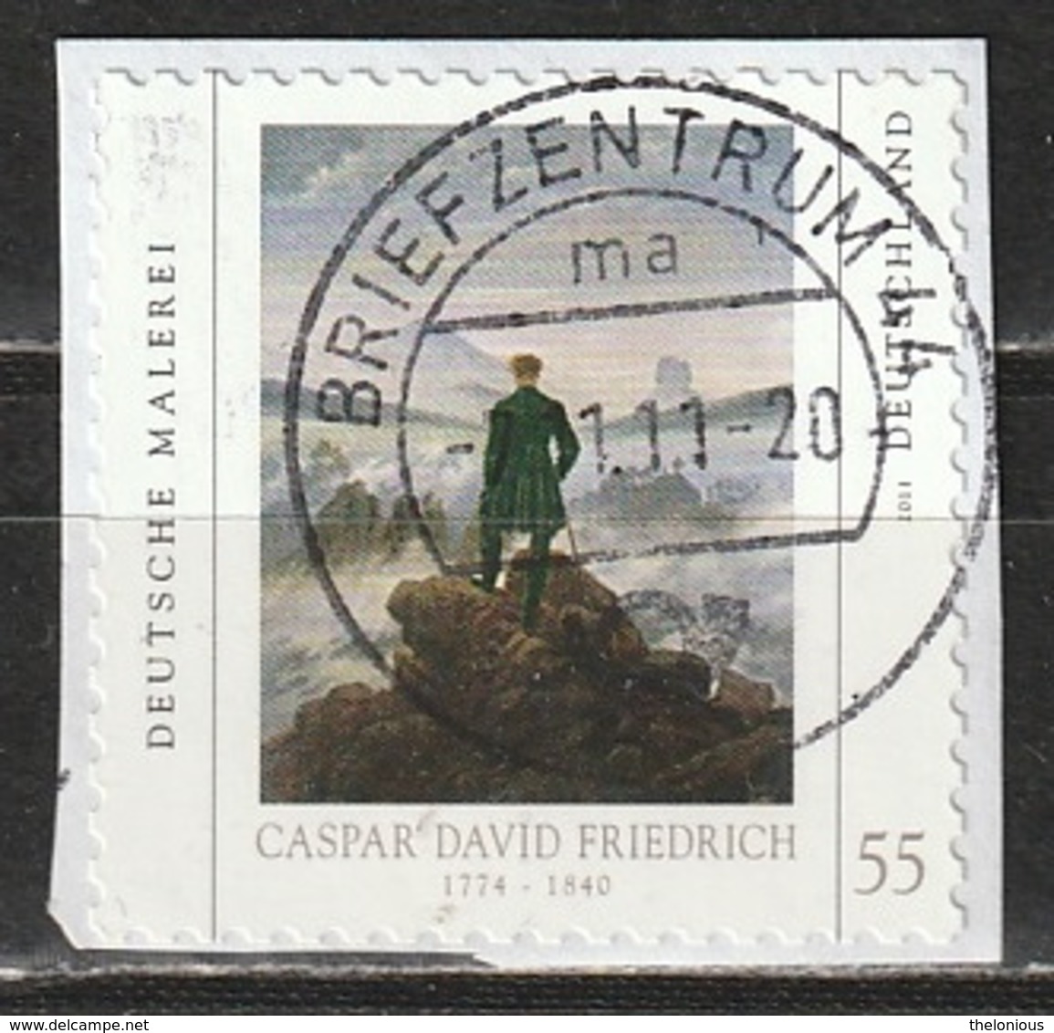 # BRIEFZENTRUM 44 Ma - 7-1-11 - 20 - Mi N. 2869 CASPAR DAVID FRIEDRICH - Sonstige & Ohne Zuordnung