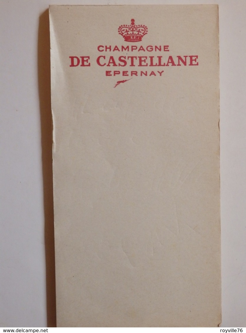 Carnet Du Champagne De Castellane à Epernay (51). - Other & Unclassified