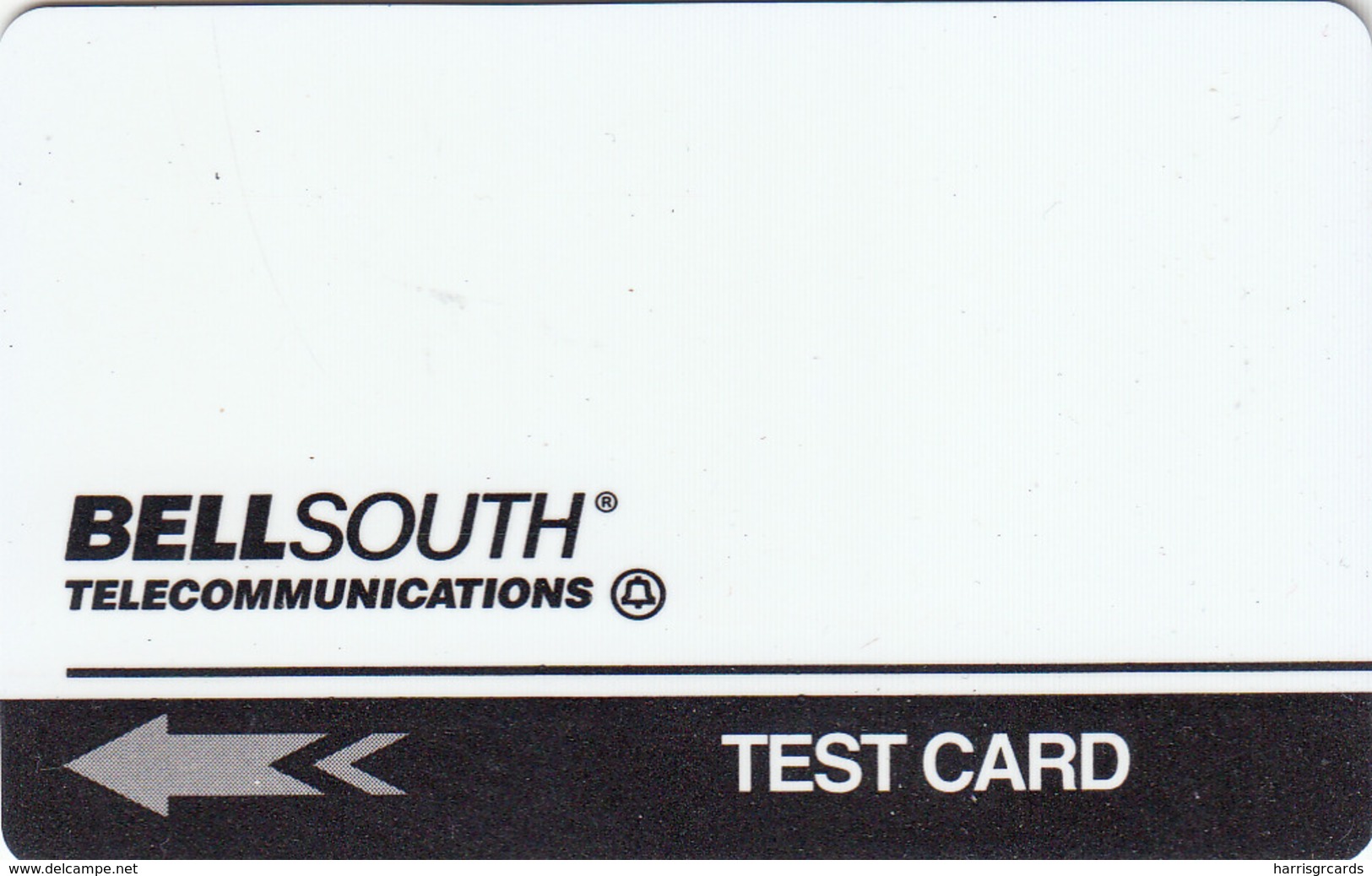 USA -  Test Card For The 1994 Technical Trial (Mag Stripe): White B, BellSouth Telecom, Tirage 2000, 01/94 - Schede A Pulce