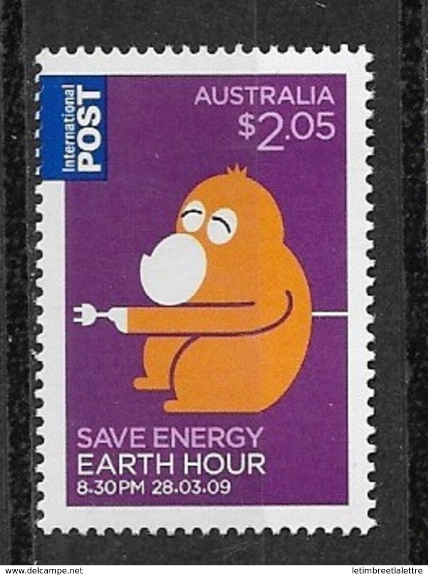 Australie N °3039** Une Heure Pour La Terre - Protezione Dell'Ambiente & Clima