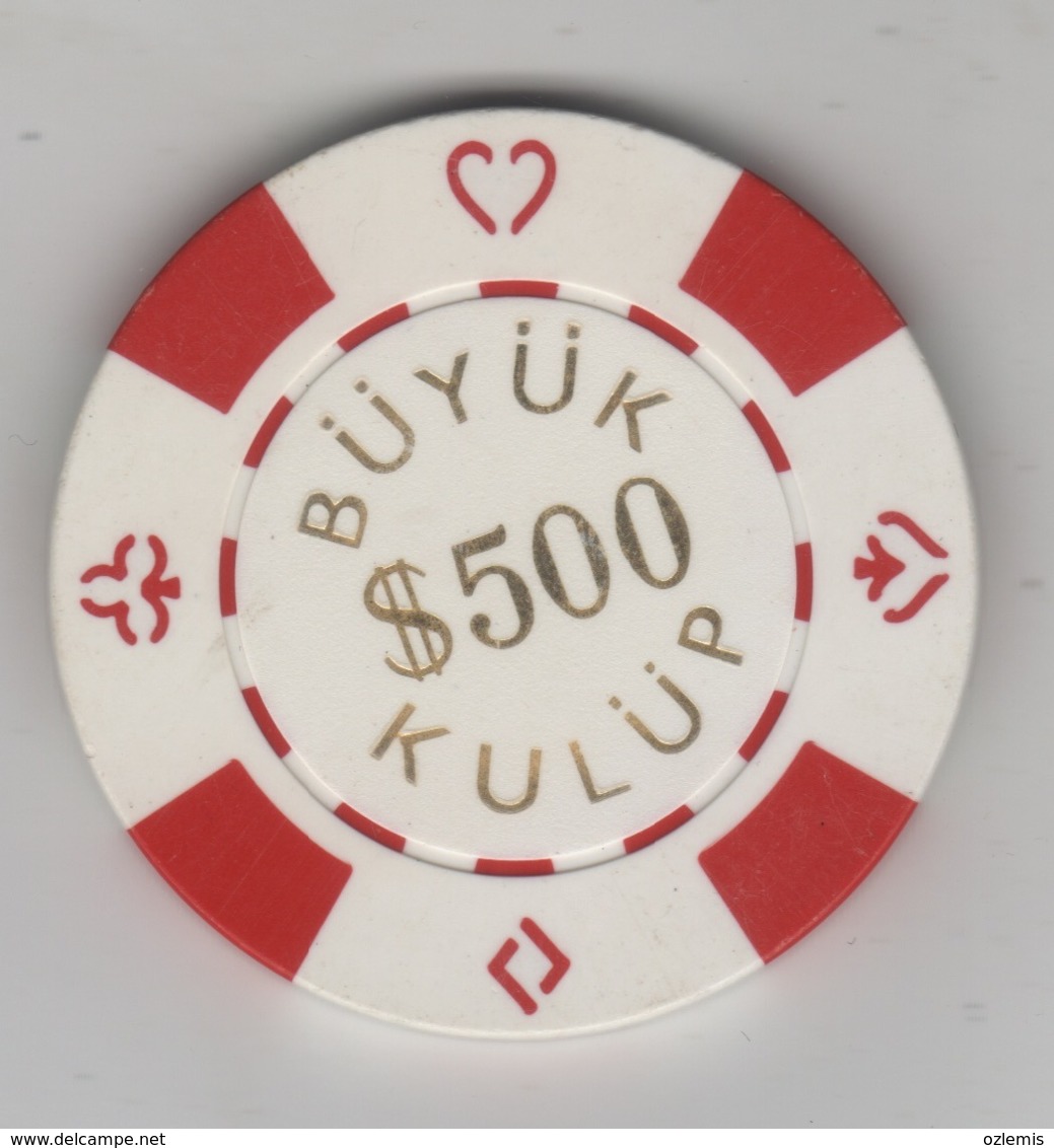 TURKEY,TURKEI,TURQUIE, BUYUK KULUP CASINO TOKEN - Casino