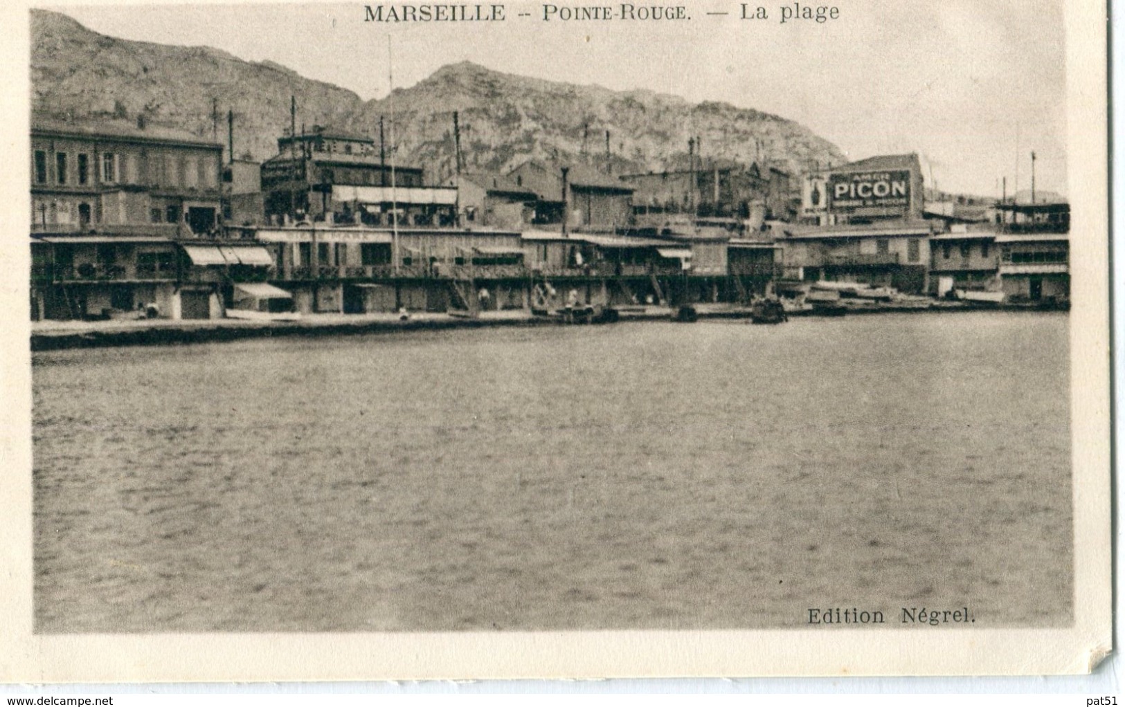 13 - Marseille : La Pointe Rouge  - La Plage - Non Classés