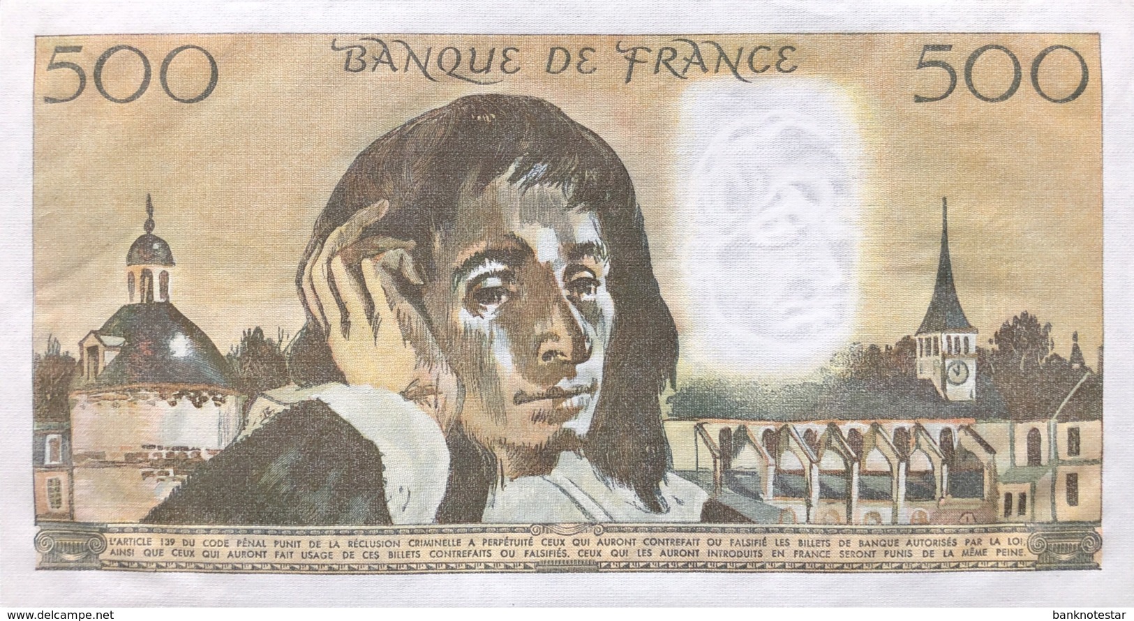 France 500 Francs, P-156e (2.6.1983) - AU - FN71.29 - 500 F 1968-1993 ''Pascal''