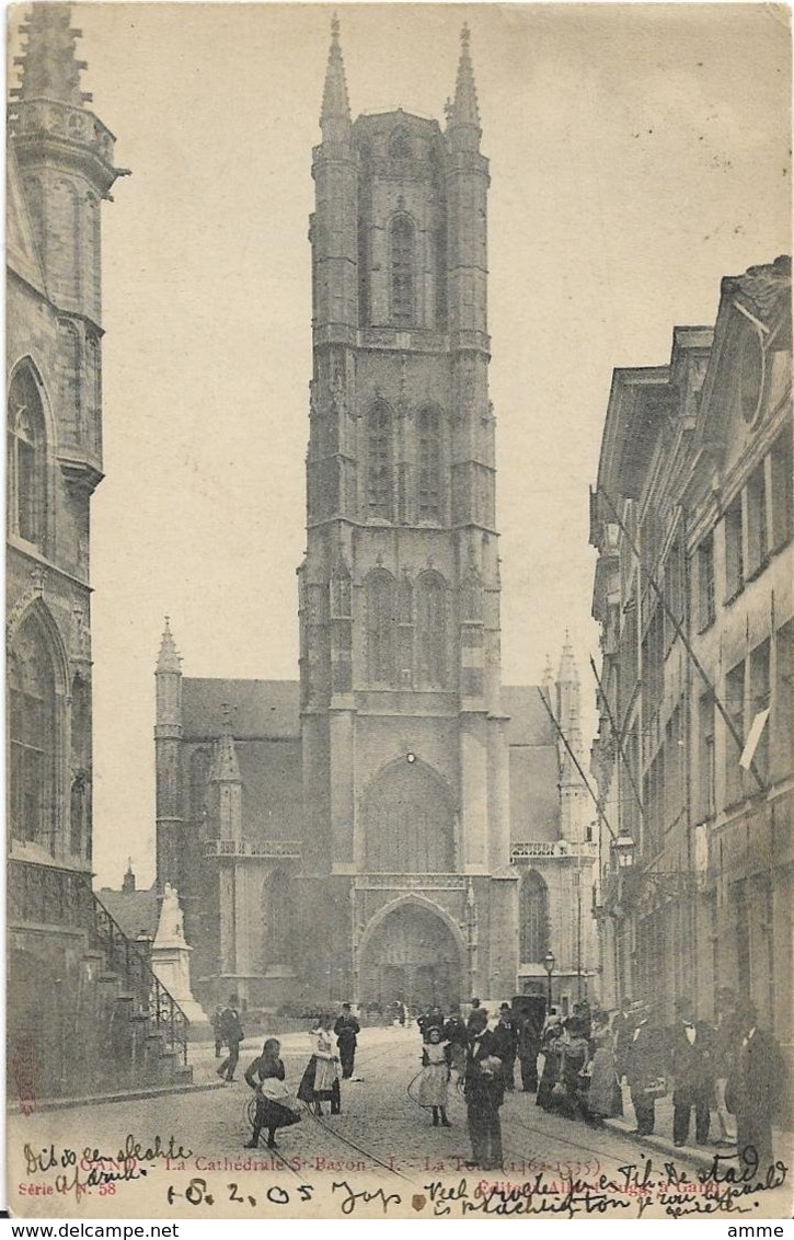 Gent   *  La Cathédrale St. Bavon - La Tour    (Sugg 58) - Gent