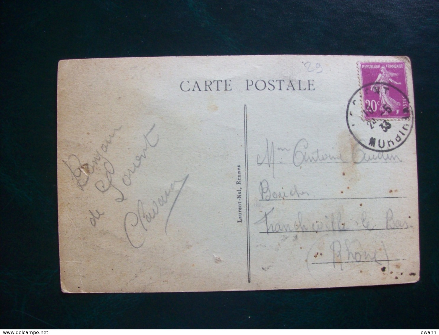 Carte Postale Ancienne De Kernevel - Le Nouruguel  (Rosporden) - Altri & Non Classificati