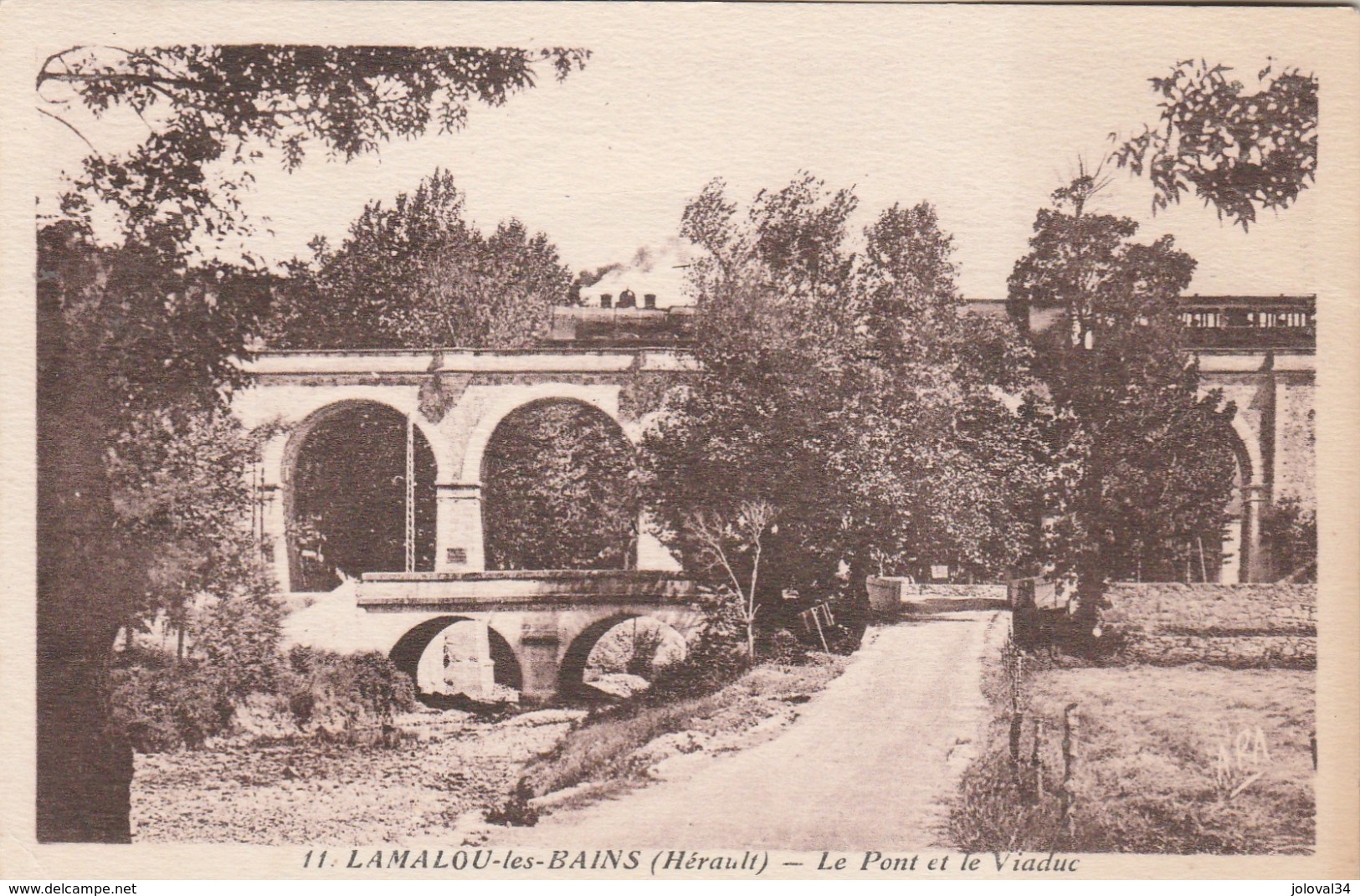 Hérault - LAMALOU Les Bains - Le Pont Et Le Viaduc - Lamalou Les Bains