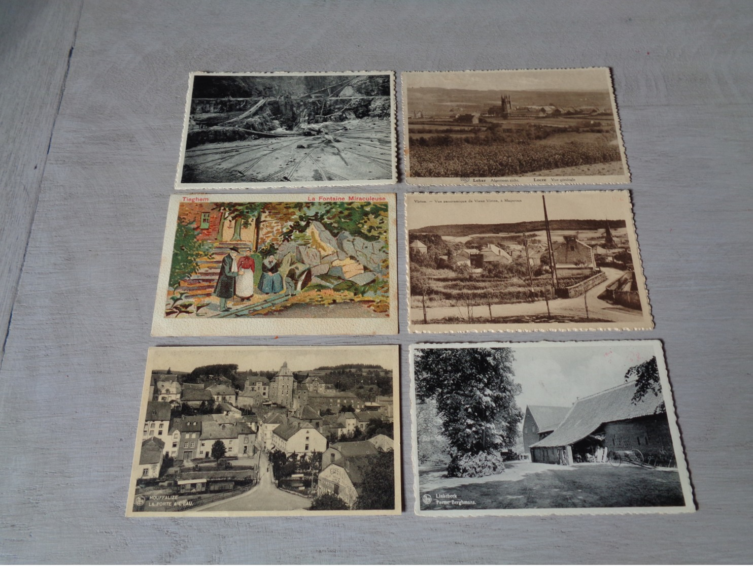 Beau lot de 60 cartes postales de Belgique       Mooi lot van 60 postkaarten van België   - 60 scans