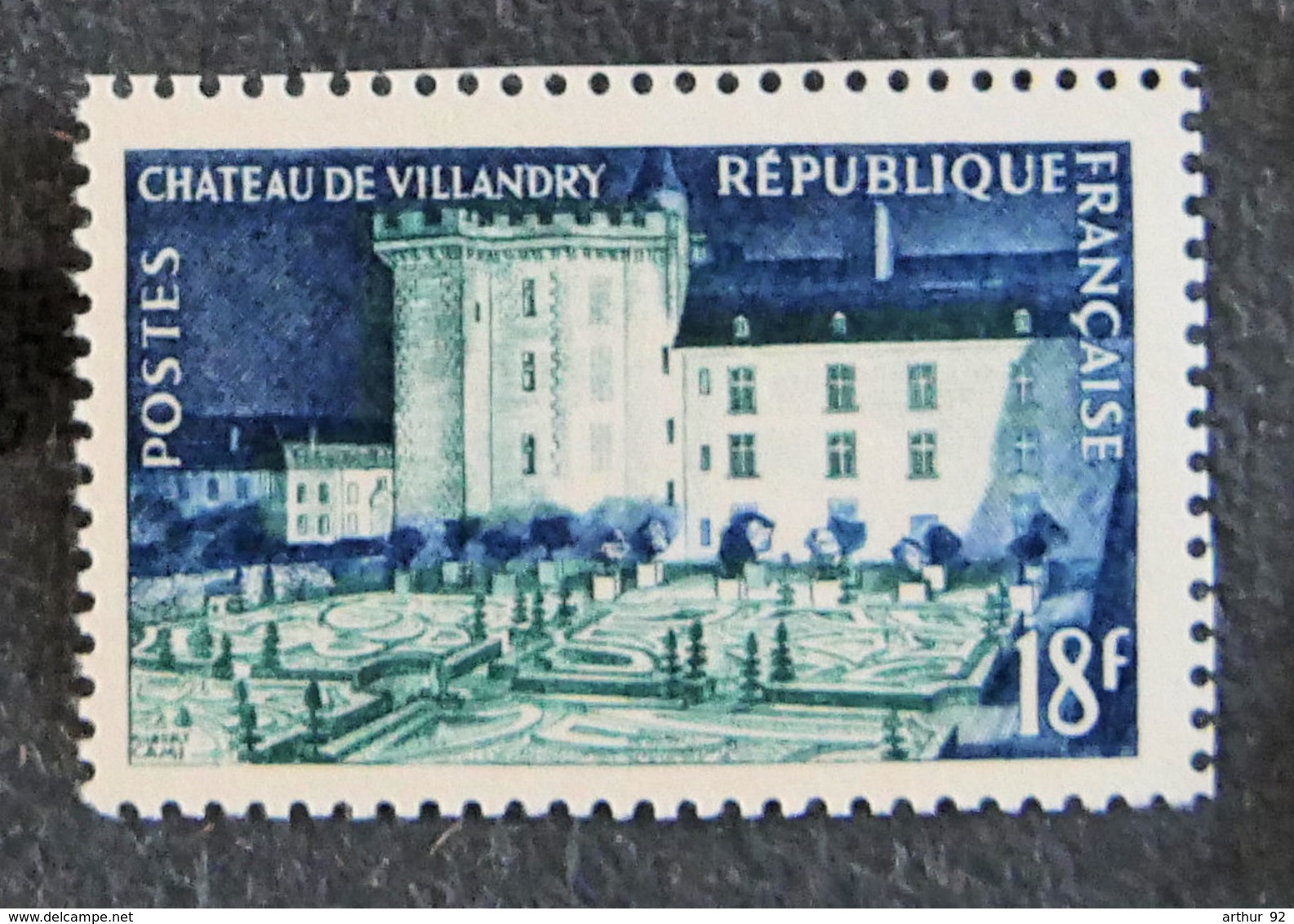 FRANCE - 1954 - YT 995 ** - CHATEAU DE VILLANDRY - Nuevos