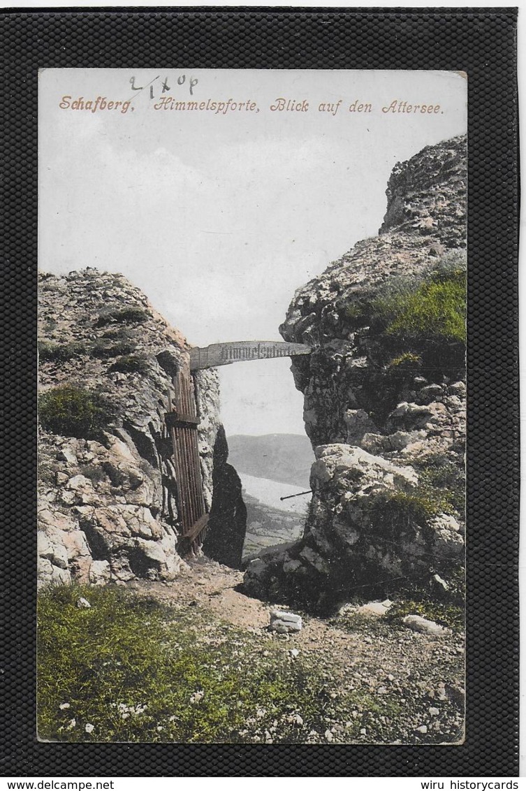 AK 0365  Schafberg - Himmelspforte Mit Blick Auf Den Attersee / Verlag Brandt Um 1909 - St. Wolfgang