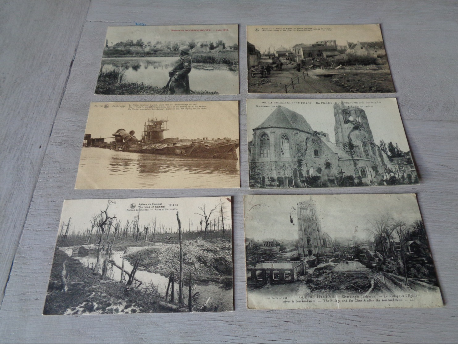 Lot De 20 Cartes Postales De Belgique Guerre  Ruines    Lot Van 20 Postkaarten Van België Oorlog Ruinen - 5 - 99 Cartes