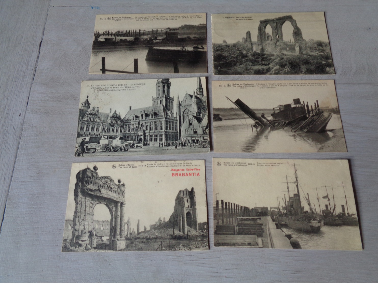 Lot De 20 Cartes Postales De Belgique Guerre  Ruines    Lot Van 20 Postkaarten Van België Oorlog Ruinen - 5 - 99 Cartes