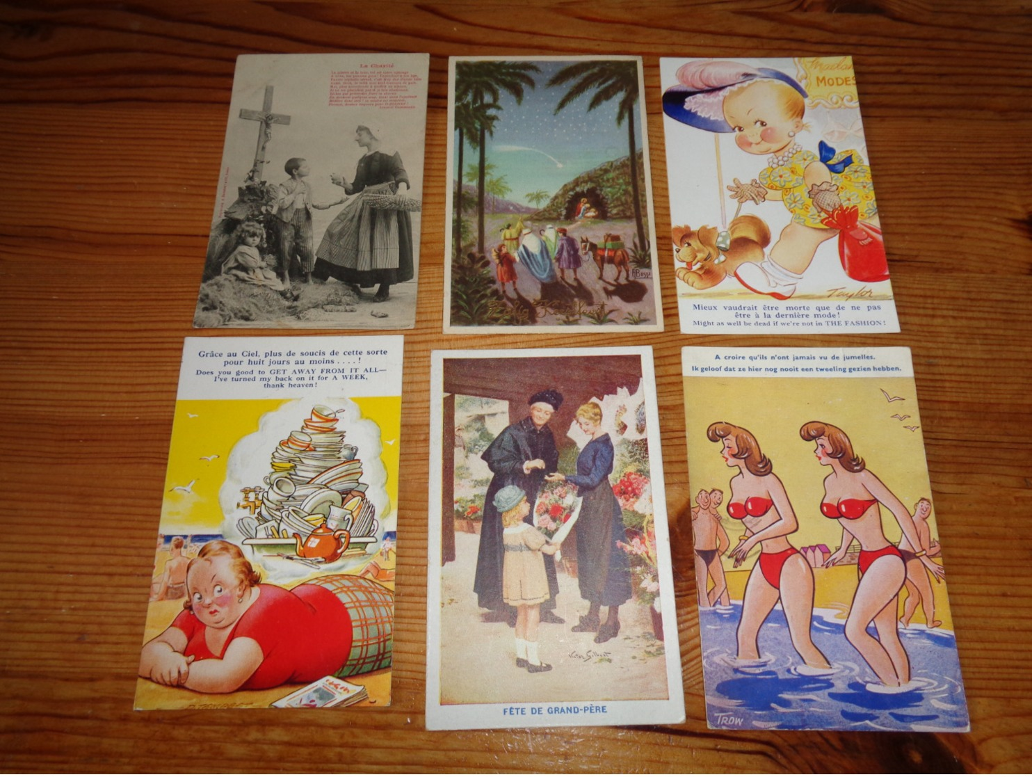 Beau Lot De 20 Cartes Postales De Fantaisie    Mooi Lot 20 Postkaarten Van Fantasie   -  20 Scans - 5 - 99 Postales