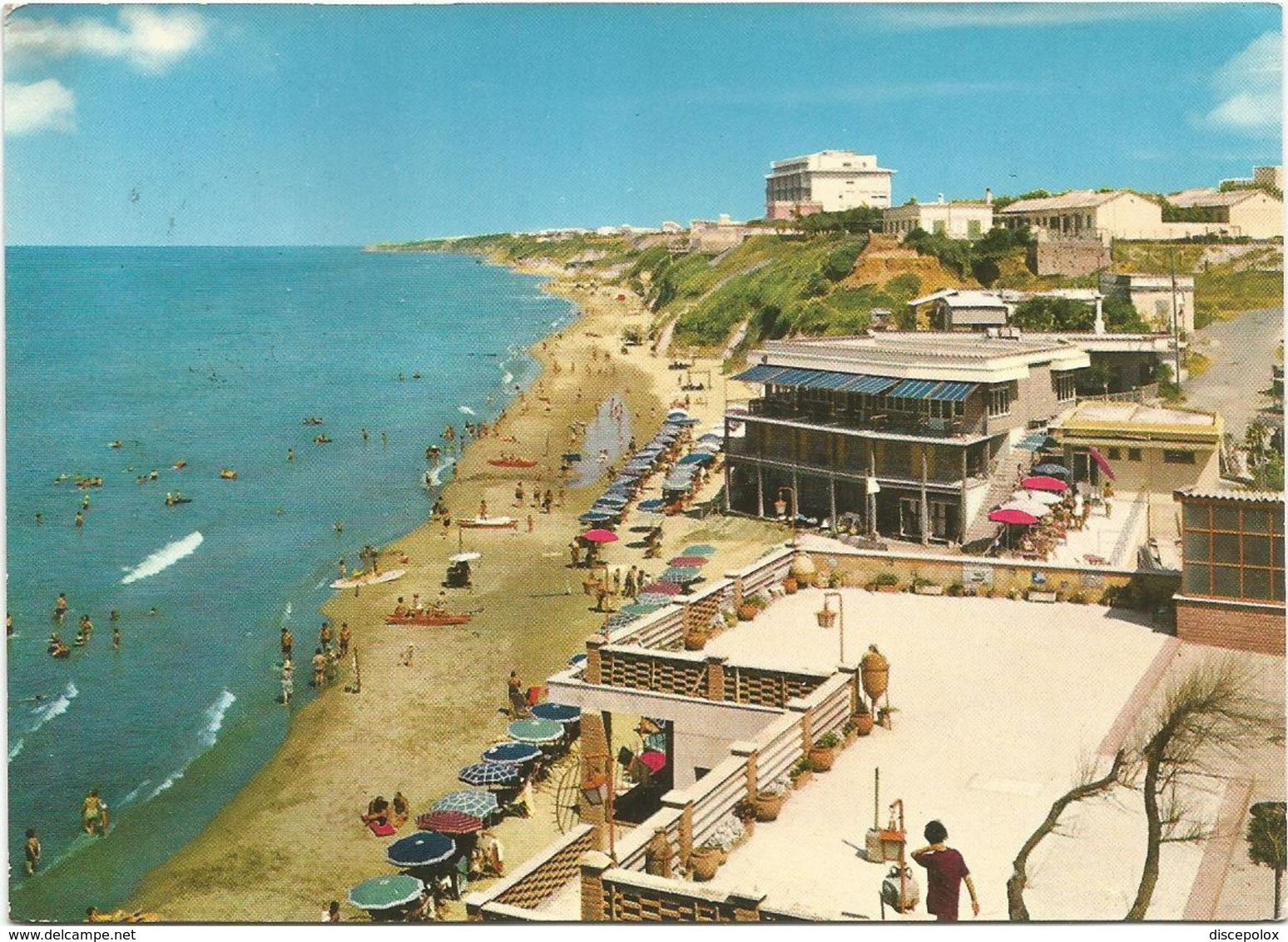 Z5284 Anzio (Roma) - Spiaggia Di Colonia - Panorama / Viaggiata 1966 - Other & Unclassified