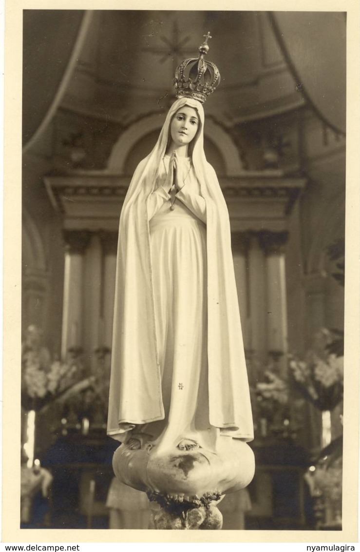 Notre-Dame De FATIMA Venue En Belgique En 1947 - Photo Métillon, Tamines - Autres & Non Classés