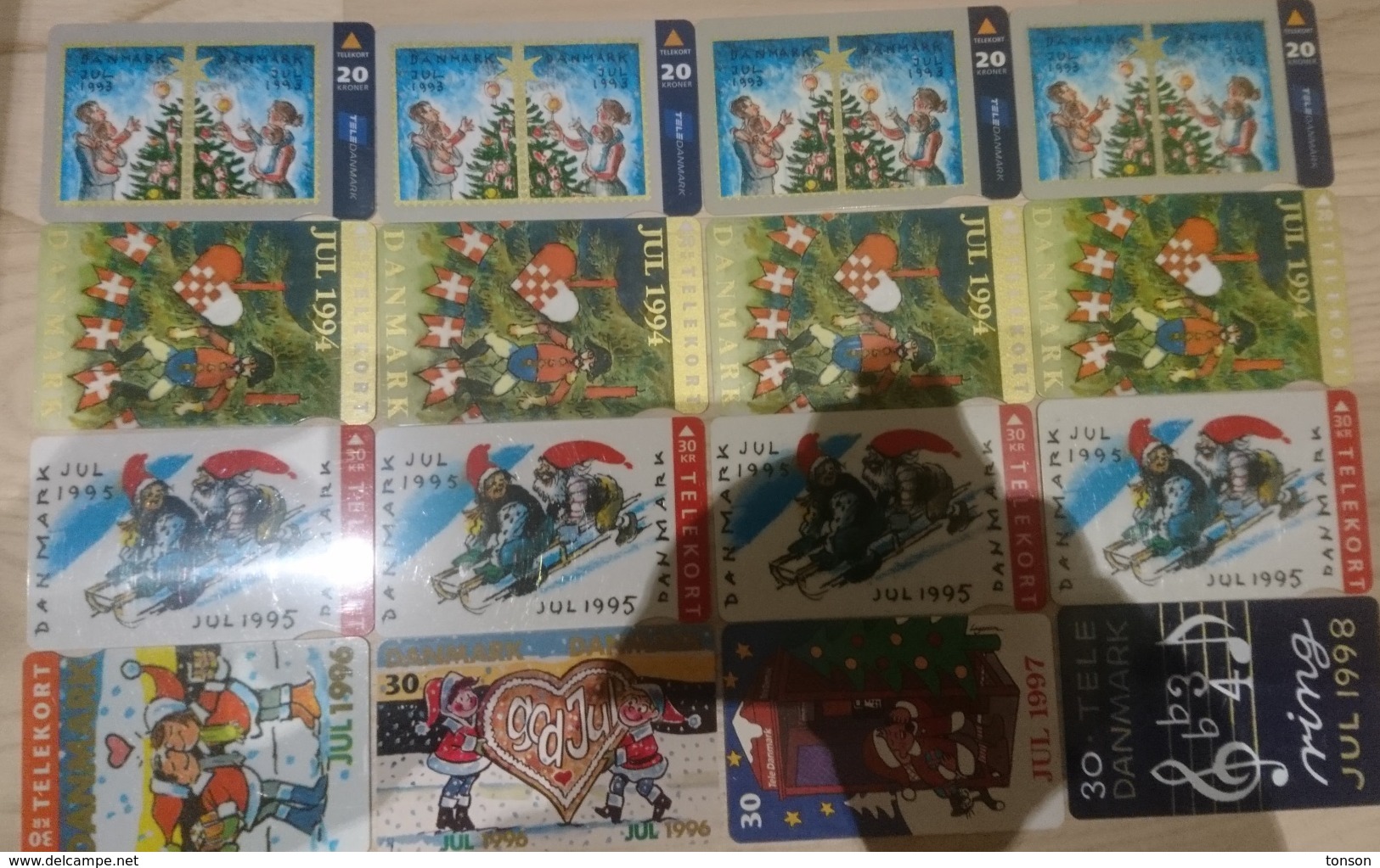 Denmark, 16 Different Christmas Cards, 2 Scans.  Please Read - Dänemark