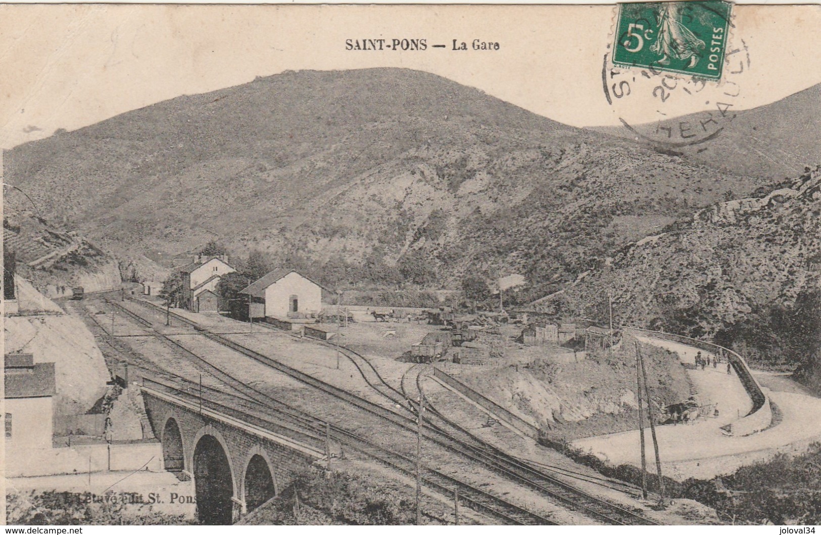 Hérault - SAINT PONS - La Gare - Saint-Pons-de-Thomières