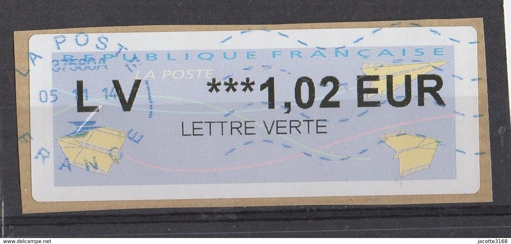 2014  LV  ***  1.02  Affranchissement Neopost - 2000 « Avions En Papier »