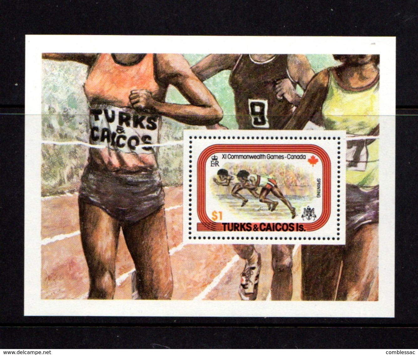 TURKS  AND  CAICOS  ISLANDS    1978    Commonwealth  Games    Sheetlet    MNH - Turks And Caicos