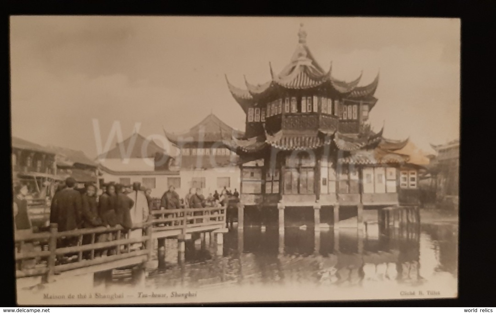 Postcard, China, Tea House, Shanghai - Cina