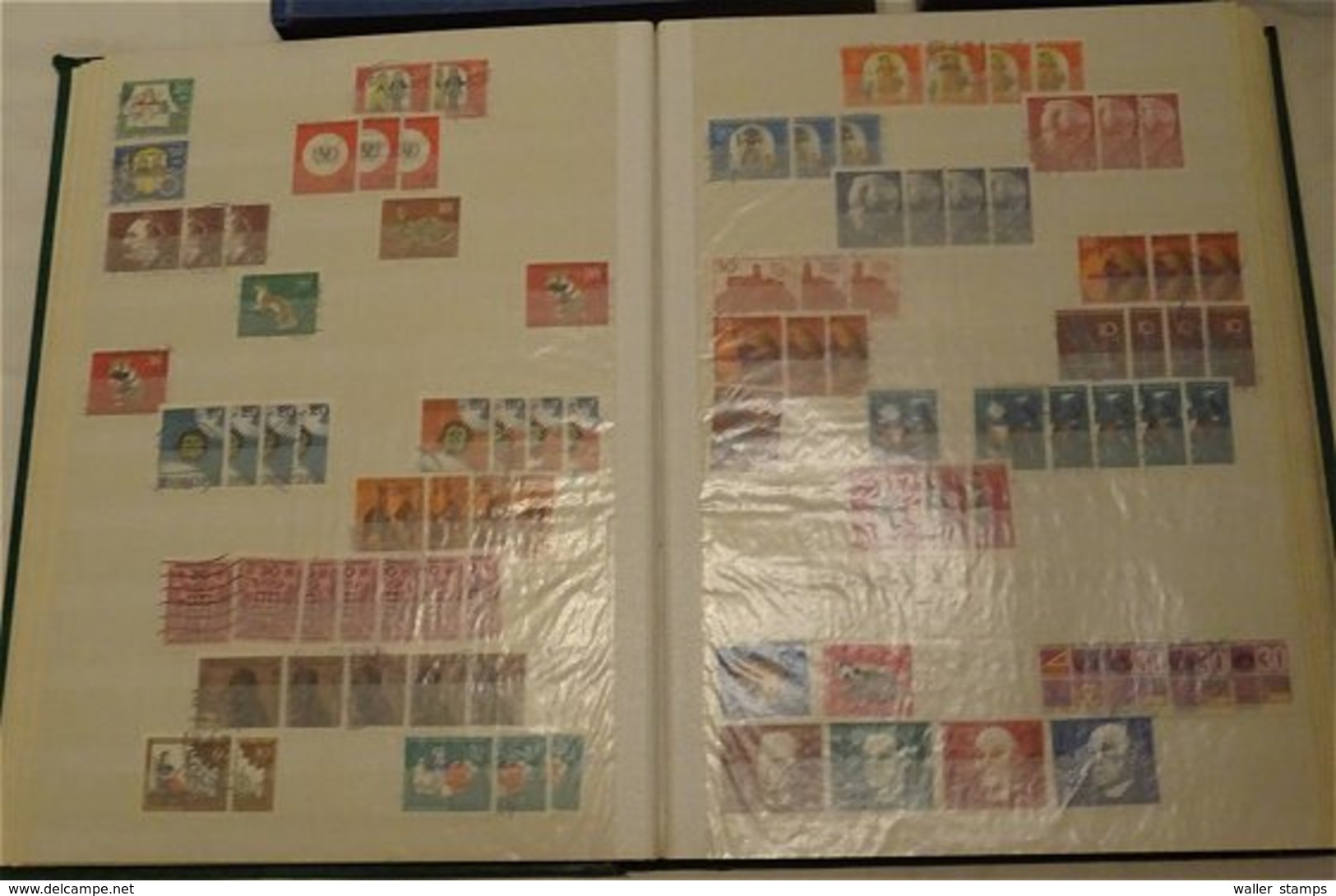 Lot With German Stamps In Albums