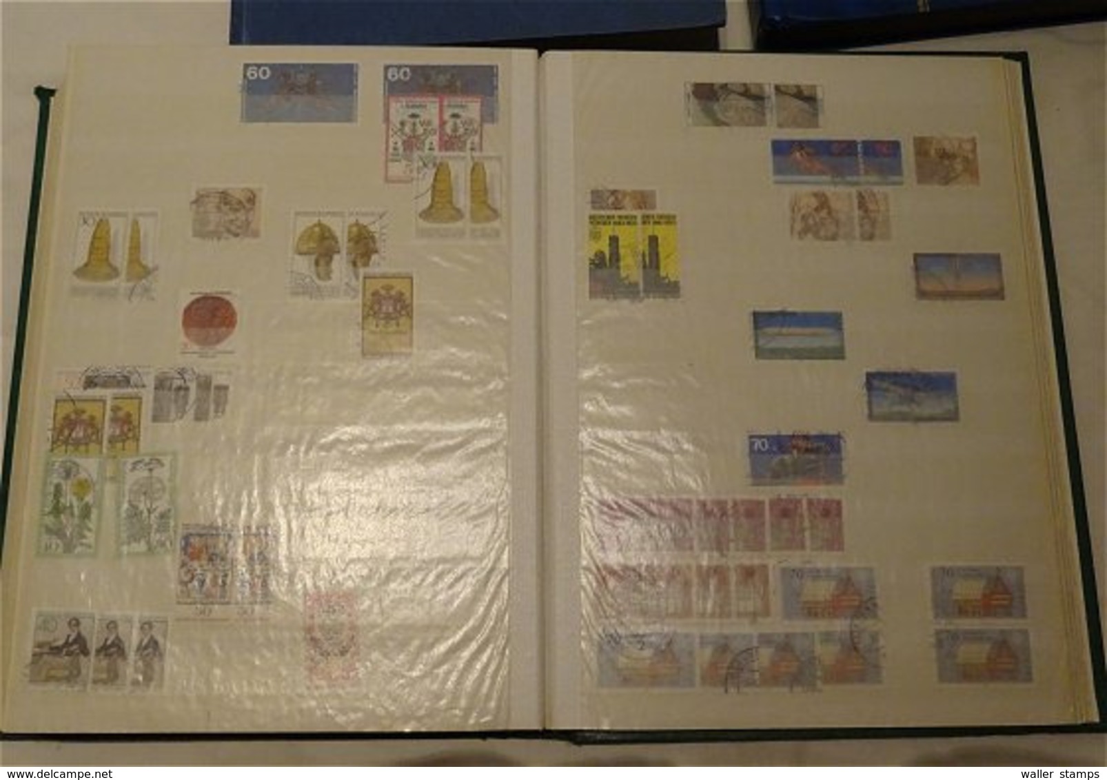 Lot With German Stamps In Albums