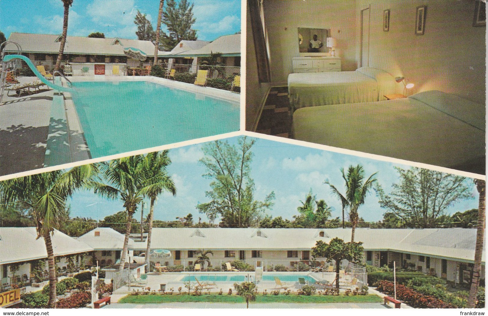 Postcard - Green Villa Court Lake Worth Florida Card No..92473b Unused Very Good - Non Classés