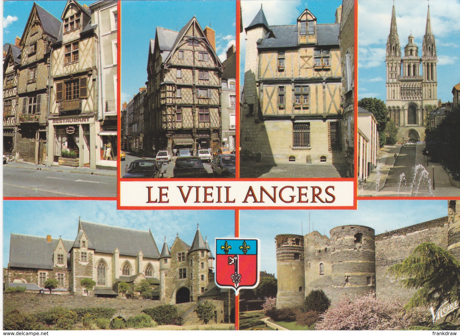 Postcard - Le Viel Angers - 6 Views - Card No. 3385 - VG - Non Classés