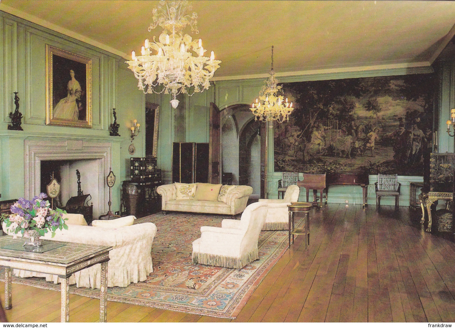 Postcard - The Drawing Room, Castle Drogo, Devon - Card No. L6/SP 7394 - VG - Non Classés