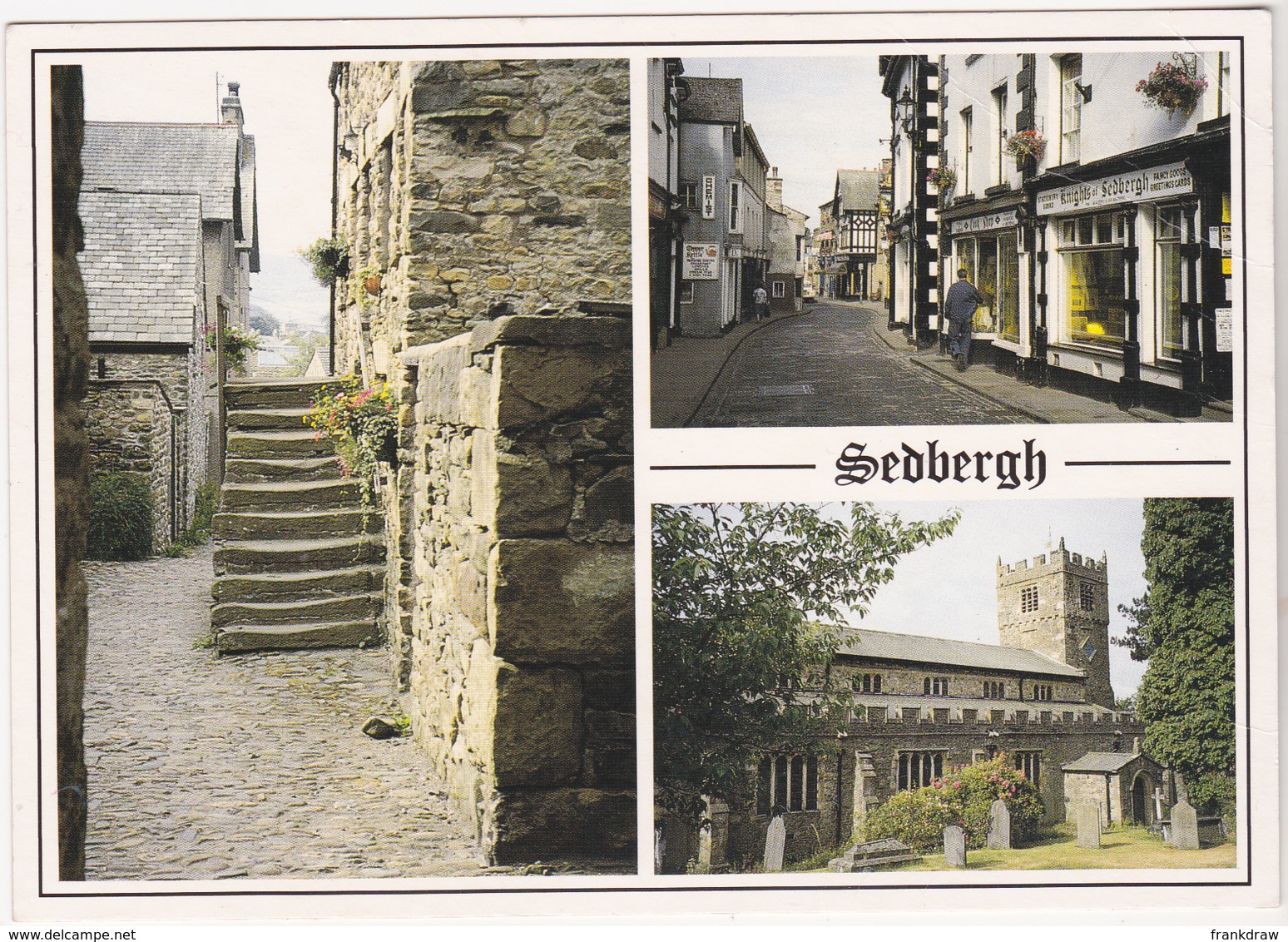 Postcard - Sedbergh, Cumbria - 3 Views - Card No. Dales 017 - VG - Non Classés