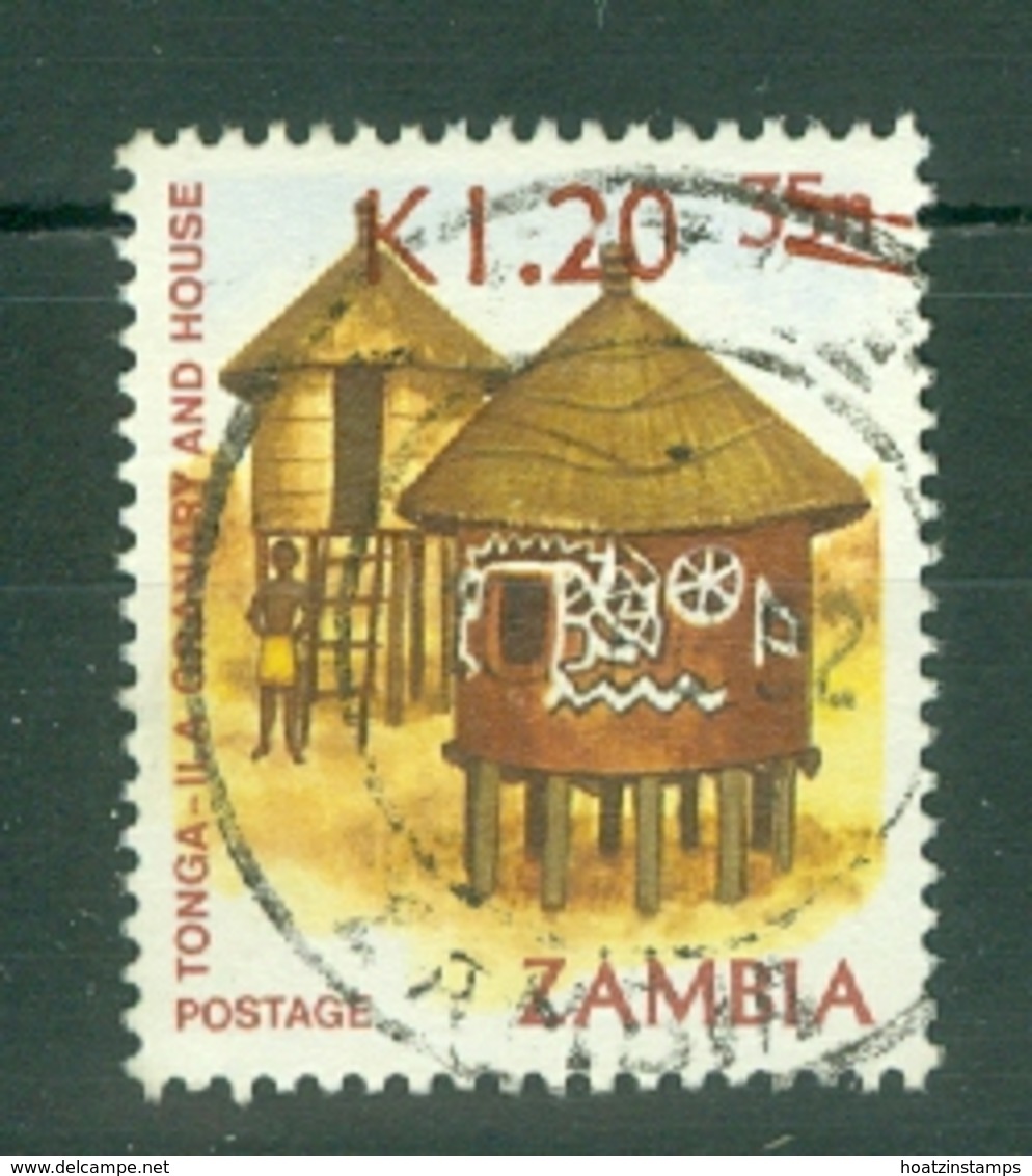 Zambia: 1989   Surcharge   SG579    K1.20 On 35n     Used - Zambia (1965-...)