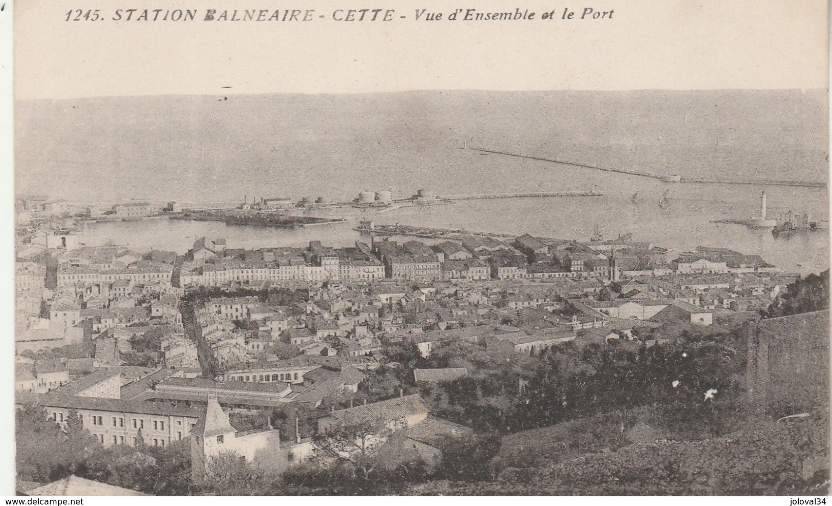 Hérault - SETE - CETTE - Vue D' Ensemble Et Le Port - Sete (Cette)