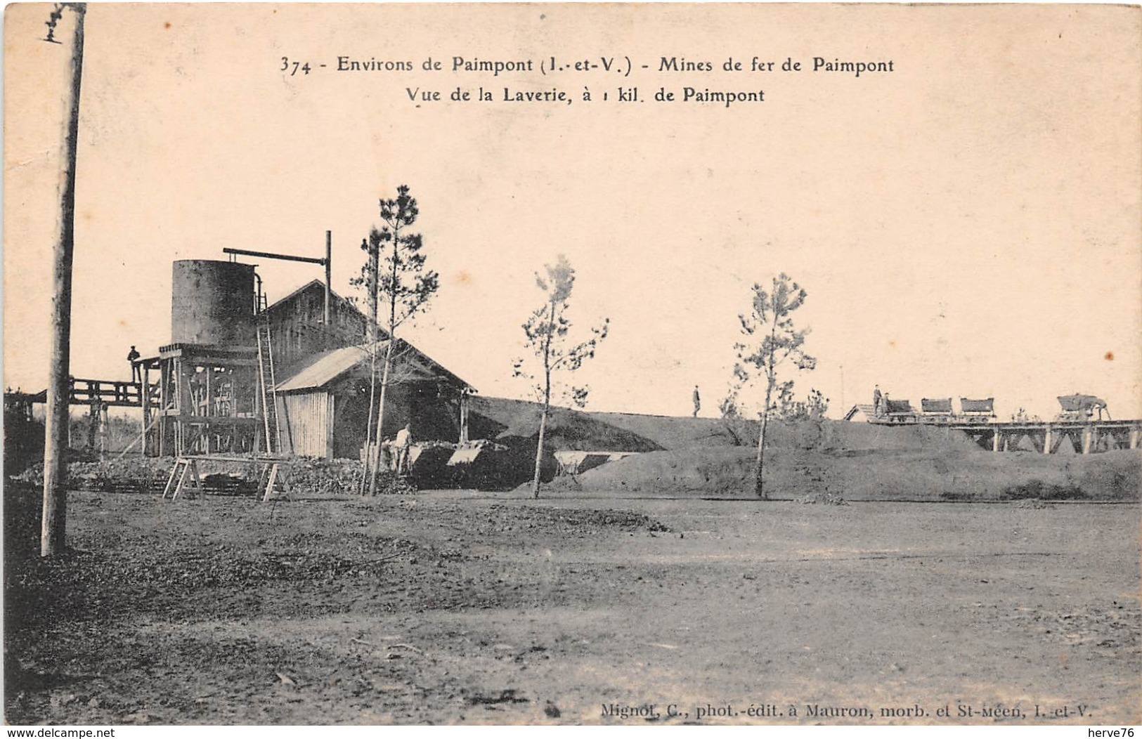 Environs De PAIMPONT - Mines De Fer De Paimpont - Vue De La Laverie à 1 Km De Paimpont - Paimpont