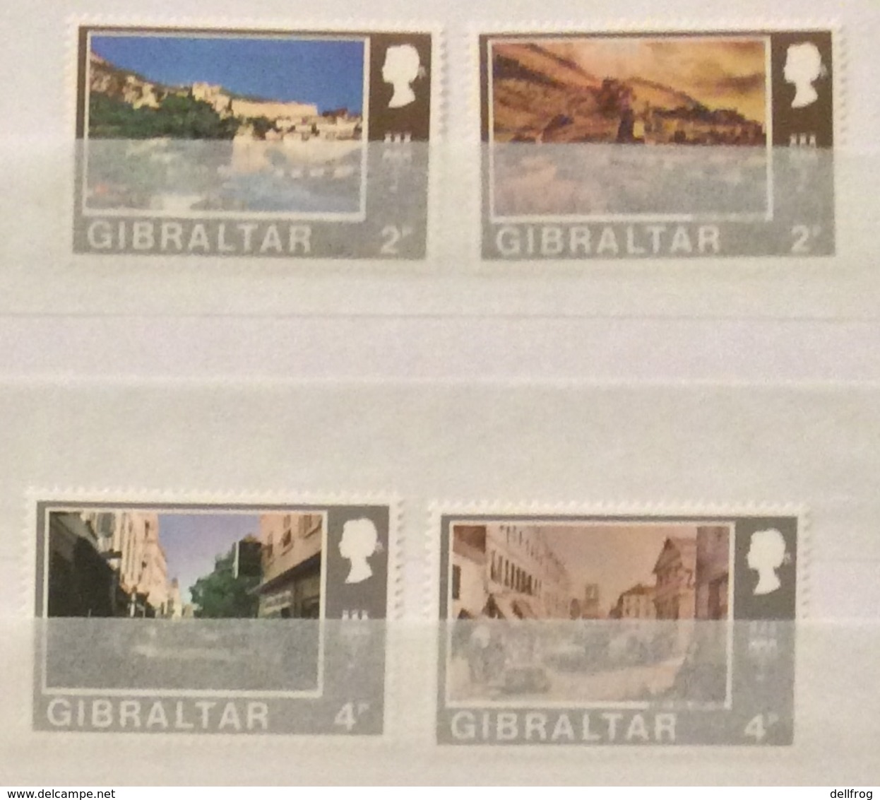 Gibraltar 1973 Sg317-20 Watermak Upright 317 And 9 MLH And 318 And 20  MNH - Gibilterra