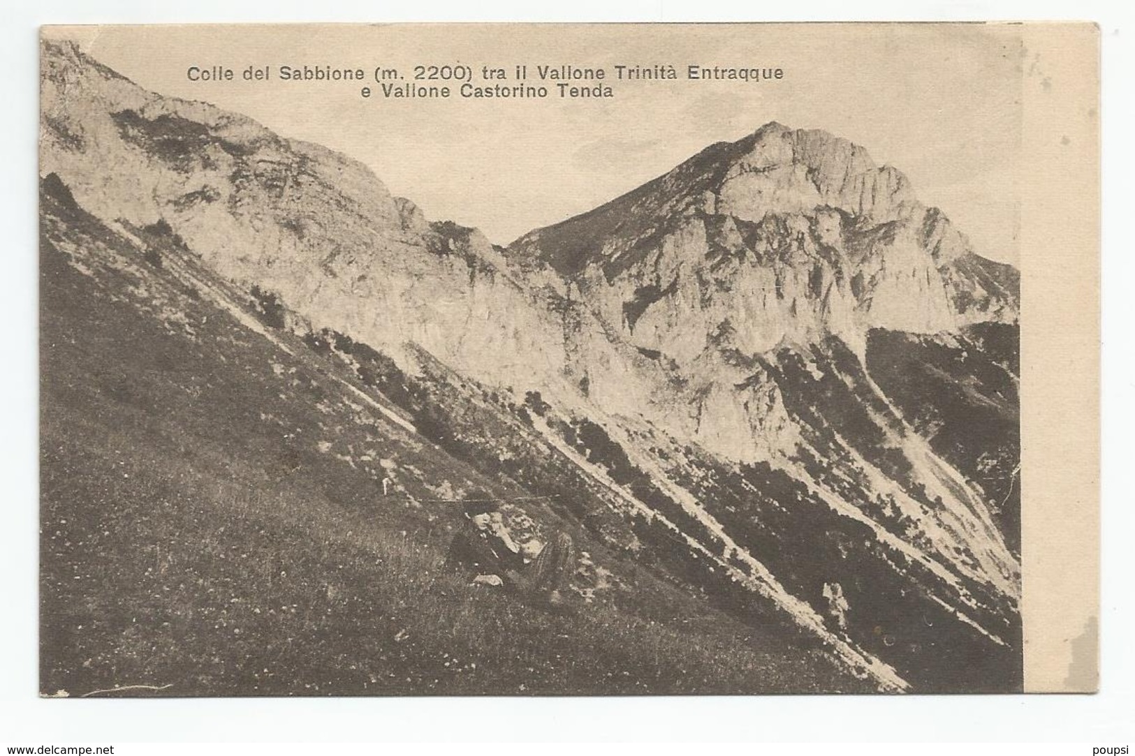 Colle Del Sabbione Tra Il Vallone Trinita Entraqque E Vallone Castorino Tenda - Autres & Non Classés