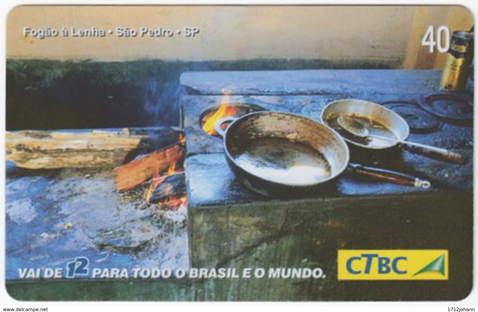 BRASIL K-085 Magnetic CTBC - Food, Traditional Meal - Used - Brésil