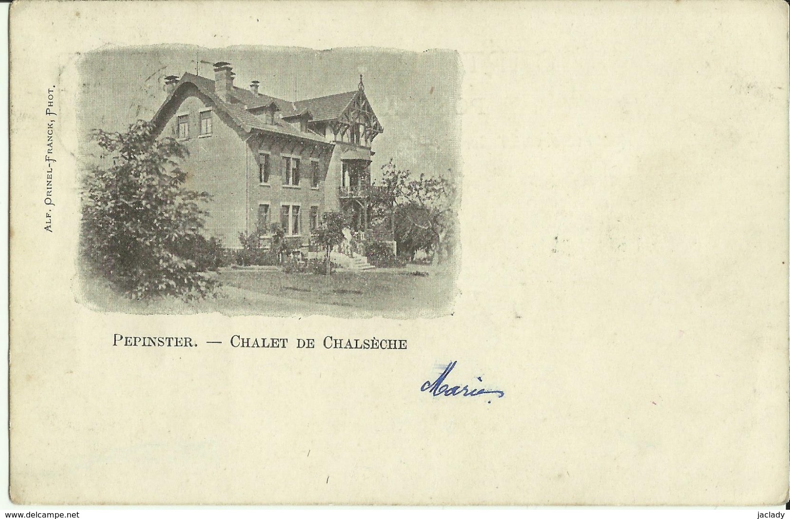 Pepinster -- Chalet De Chalsèche.    (2 Scans) - Pepinster