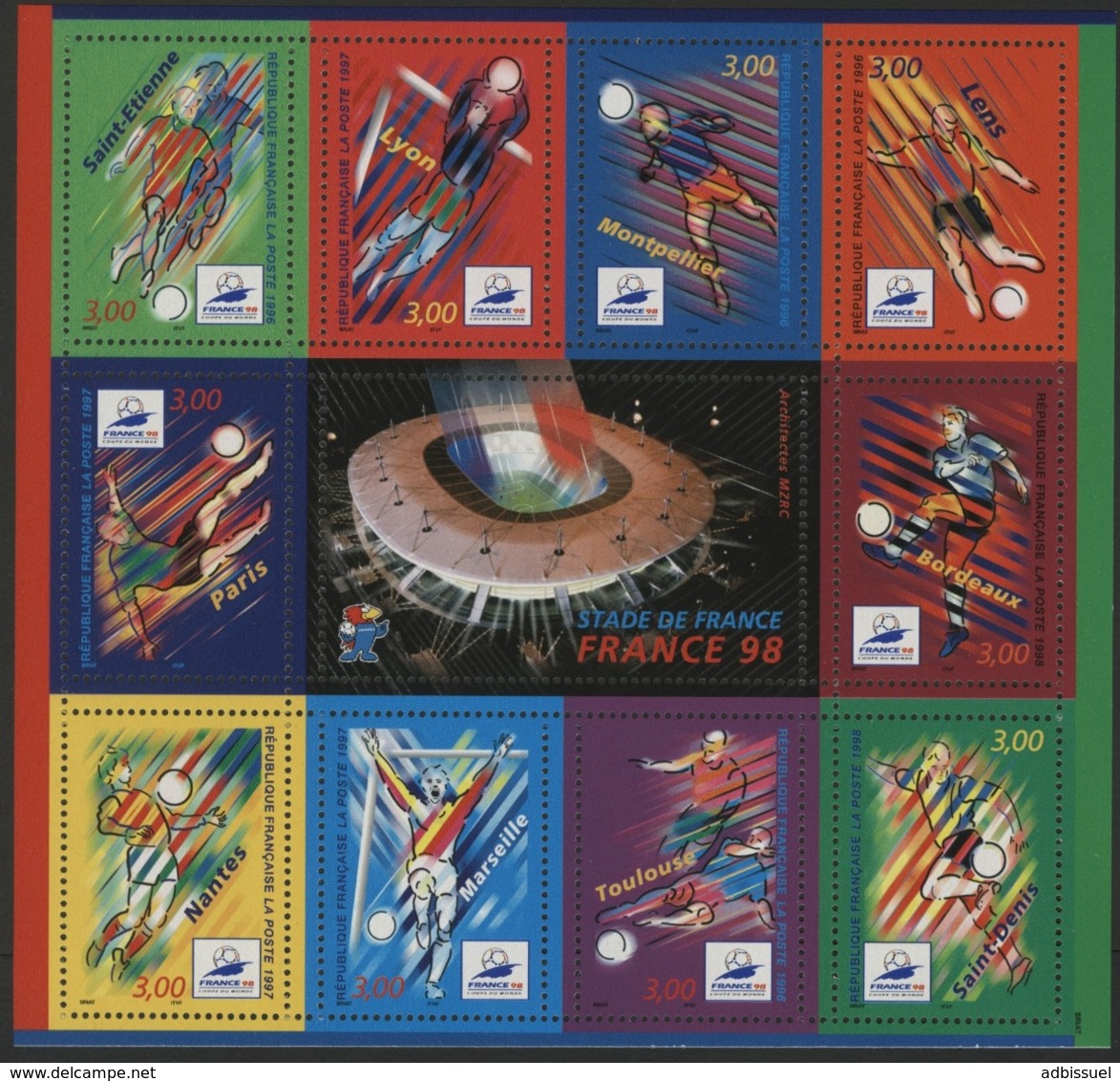 BF 19 "FRANCE 98 COUPE DU MONDE / Stade De France". Neuf Sans Charnière **. TB - Mint/Hinged