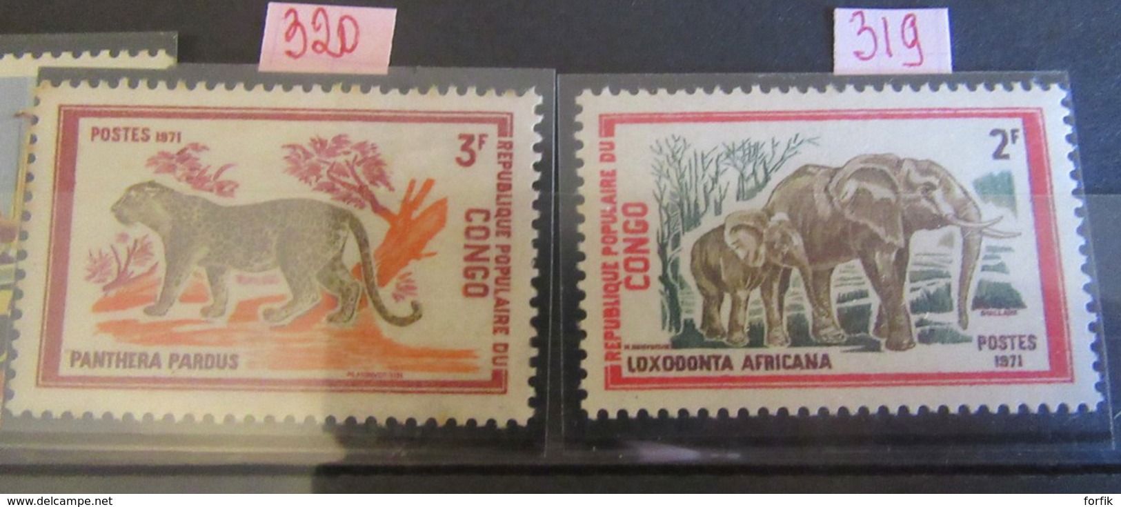 Congo - Petite Collection De Timbres Principalement Oblitérés Dont Qqles Anciens N°17, 34, 64 - Colecciones