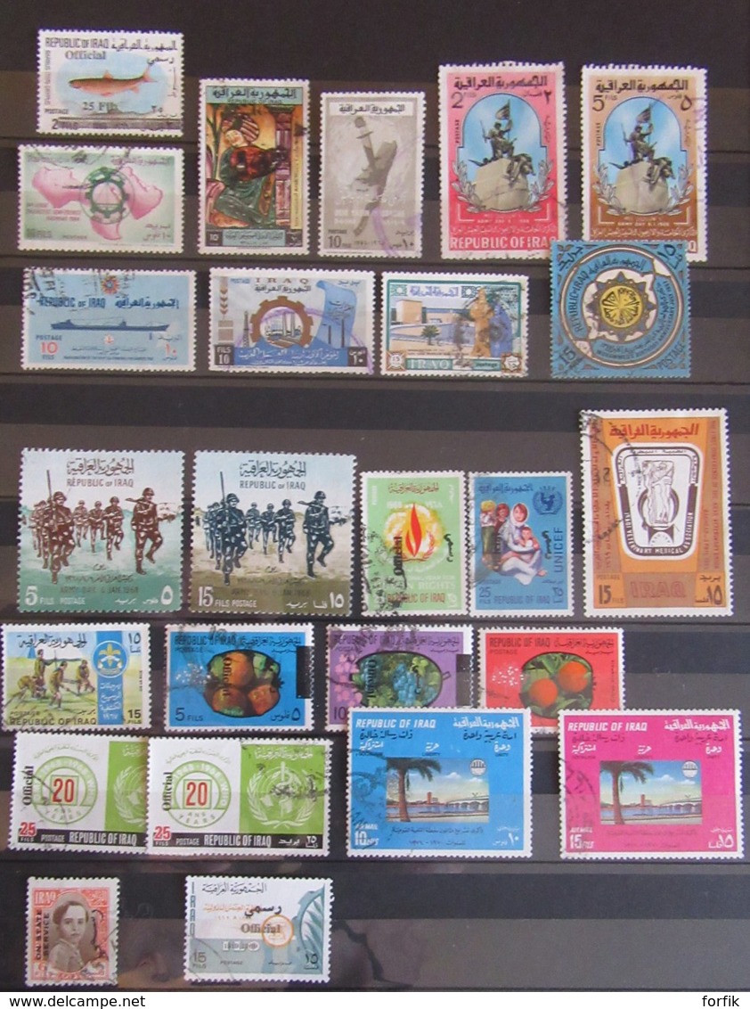 Iraq - Petite Collection De Timbres Oblitérés Pour étude - Iraq