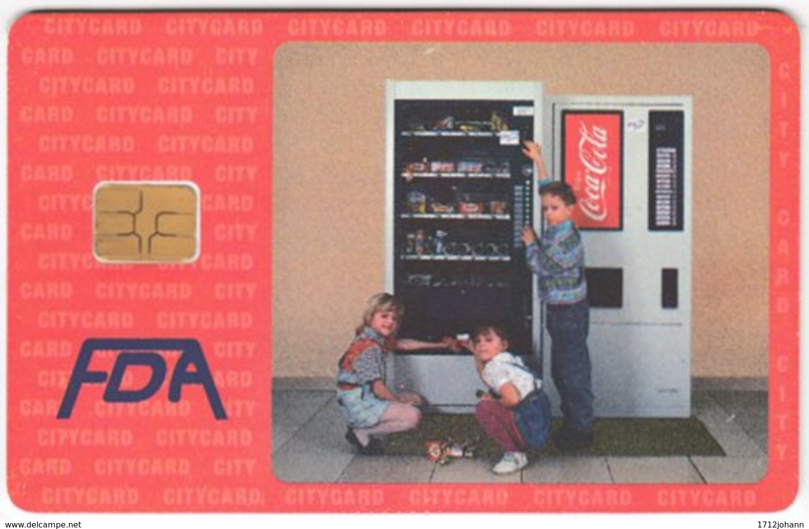 CZECH REP. D-422 Chip CityCard - Advertising, Drink, Coca Cola - Used - Tschechische Rep.