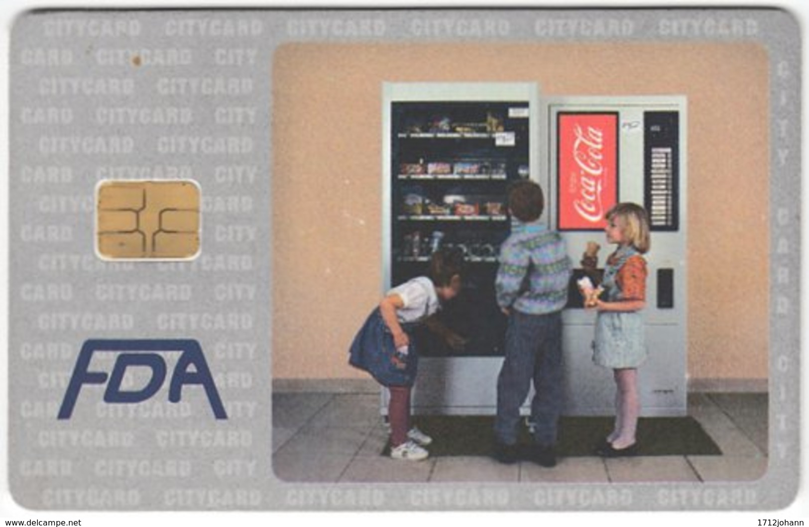 CZECH REP. D-424 Chip CityCard - Advertising, Drink, Coca Cola - Used - Tschechische Rep.