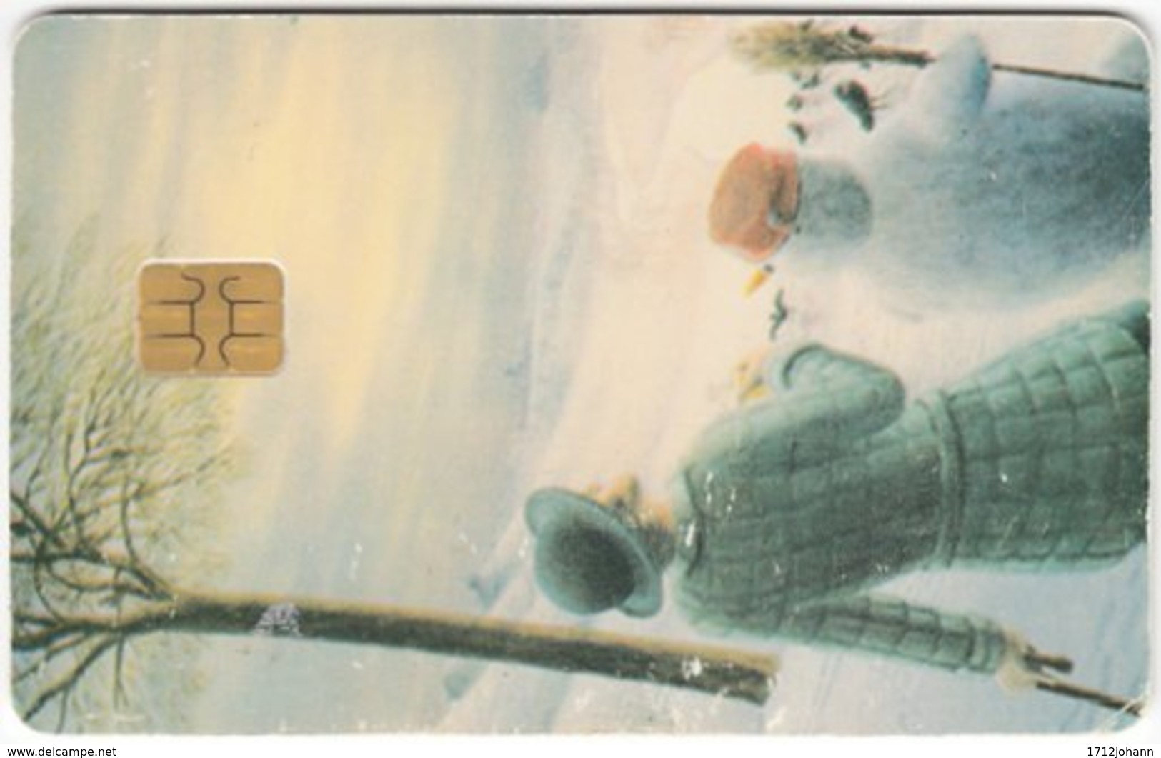 CZECH REP. D-426 Chip CityCard - Painting, Landscape, Winter - Used - Tschechische Rep.