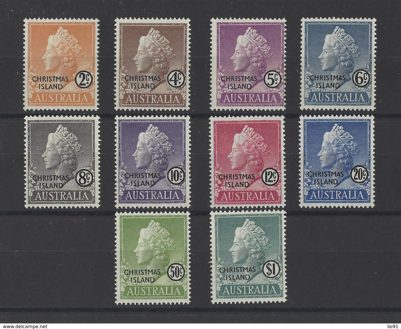 CHRISTMAS ISLANDS. YT N° 1/10  Neuf **  1958 - Christmas Island