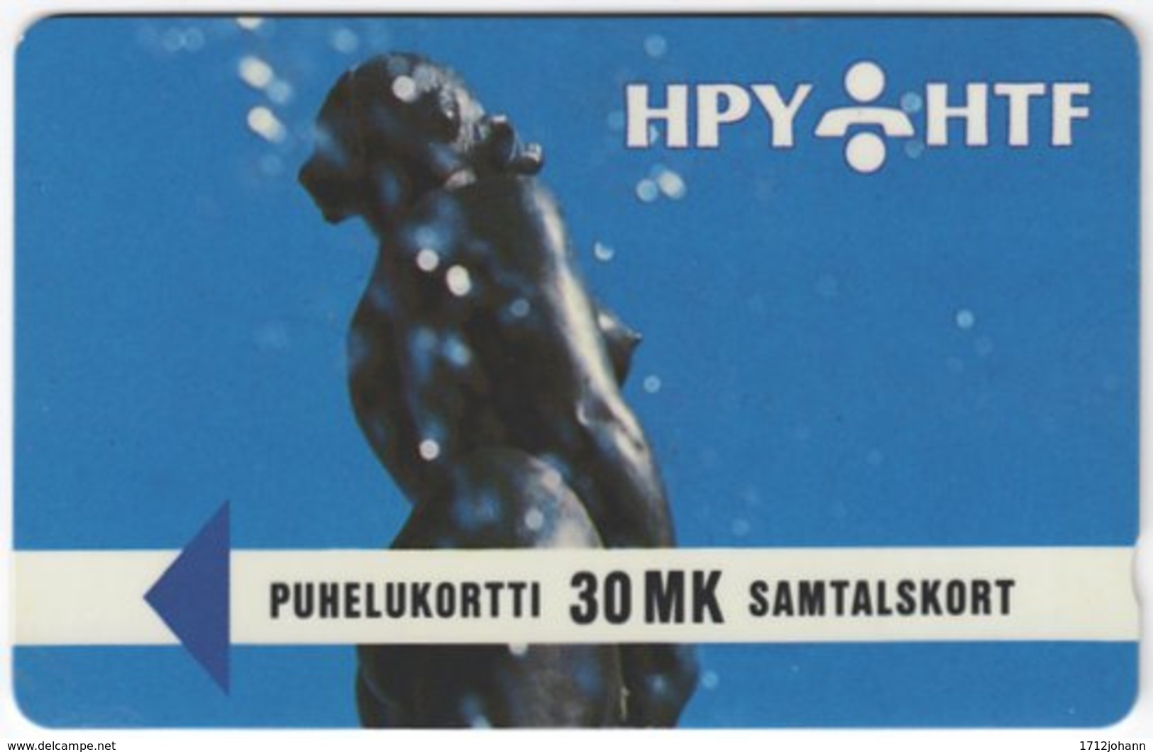 FINLAND A-641 Magnetic HPY - Culture, Statue - 3HTCA - Used - Finlande