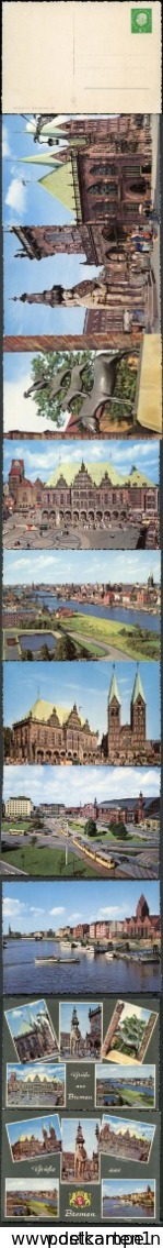 Bund PP18 B2/001  10 ANSICHTEN BREMEN 1959  NGK 160,00 € - Private Postcards - Mint