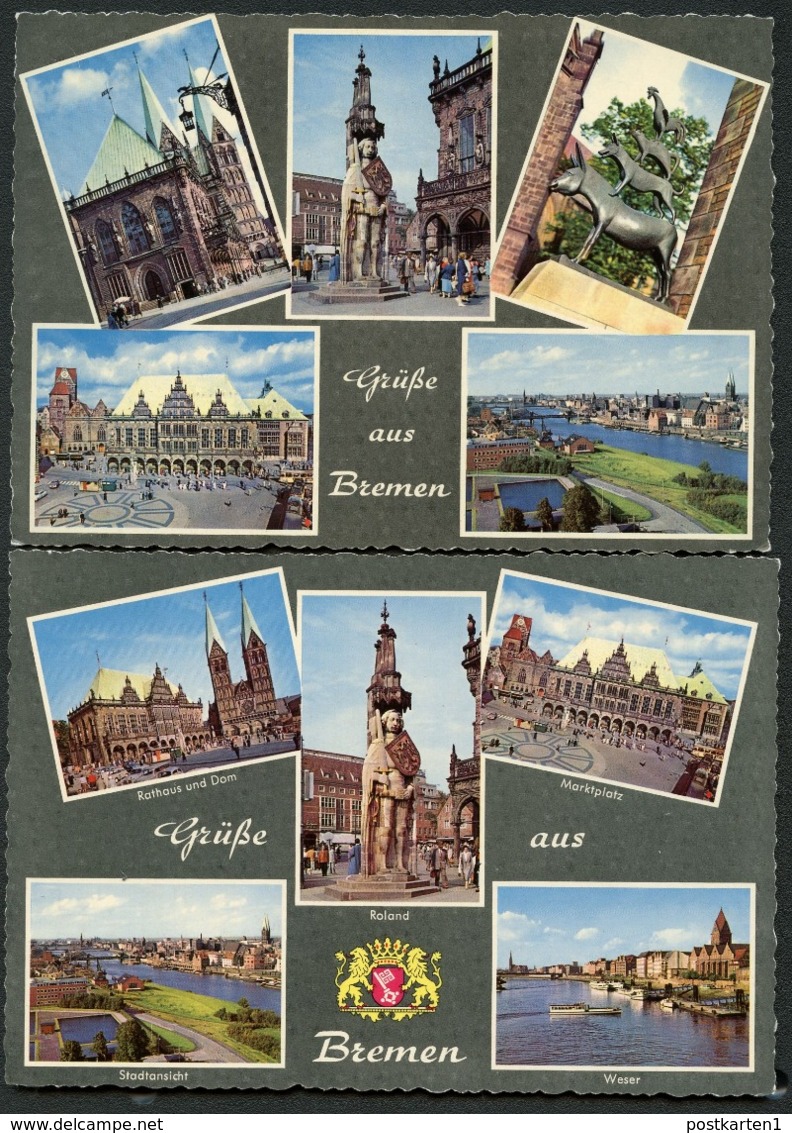 Bund PP18 B2/001  10 ANSICHTEN BREMEN 1959  NGK 160,00 € - Cartes Postales Privées - Neuves