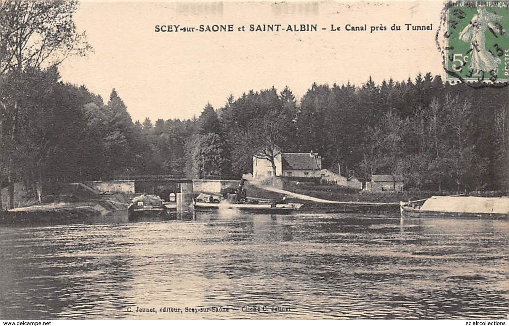 Scey Sur Saône Et St Albin          70        Le Canal Près Du Tunnel      (voir Scan) - Autres & Non Classés