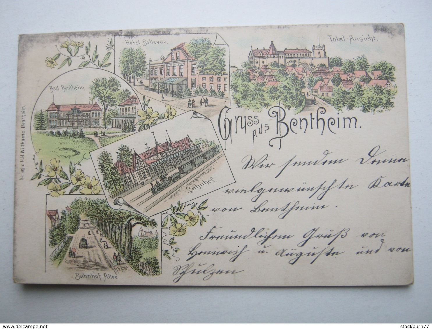 BENTHEIM , Schöne Karte Um 1897 - Bentheim