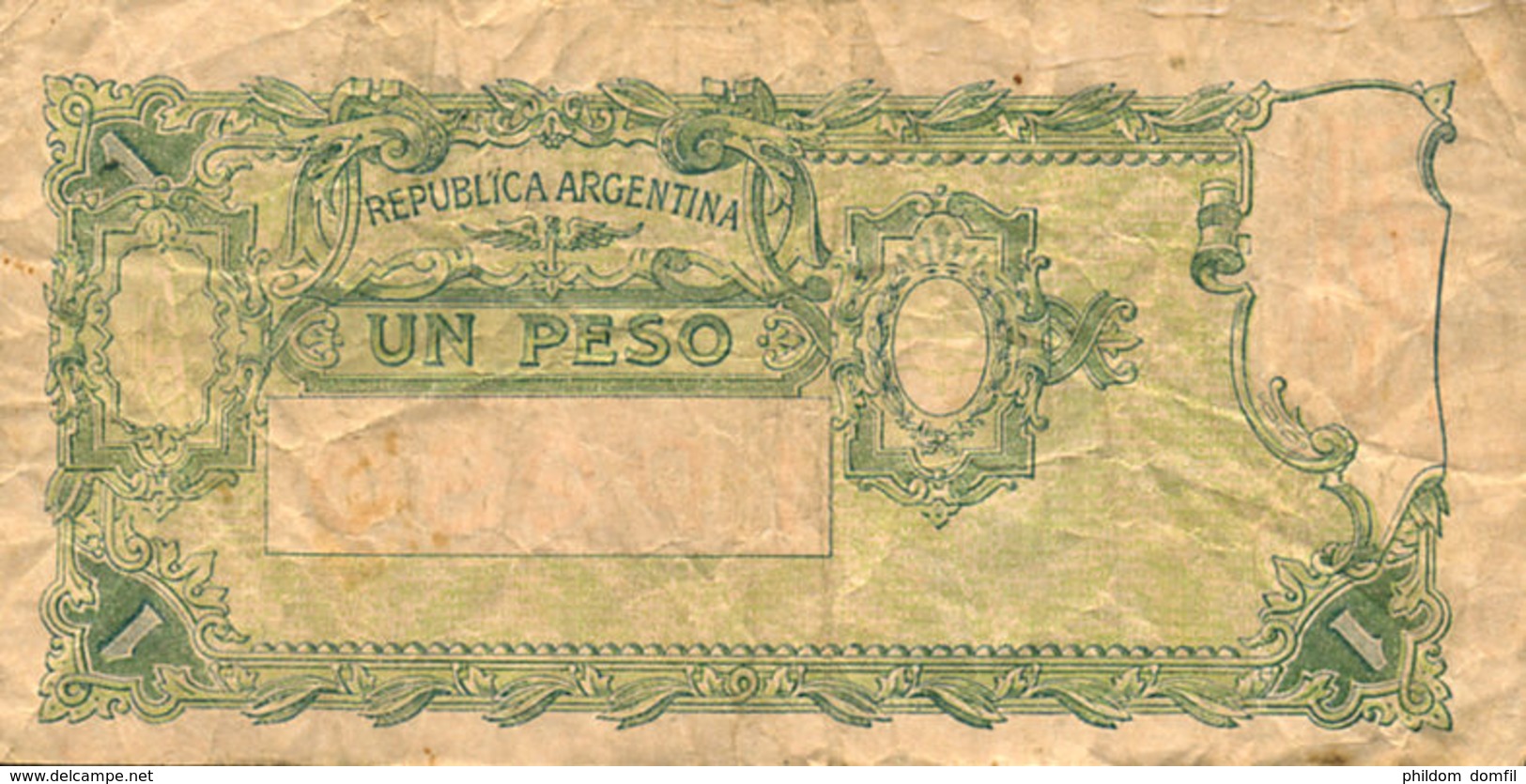 Ref. 471-906 - BIN ARGENTINA . 1947. 1 PESO ARGENTINA 1947. 1 PESO ARGENTINA 1947 - Argentina