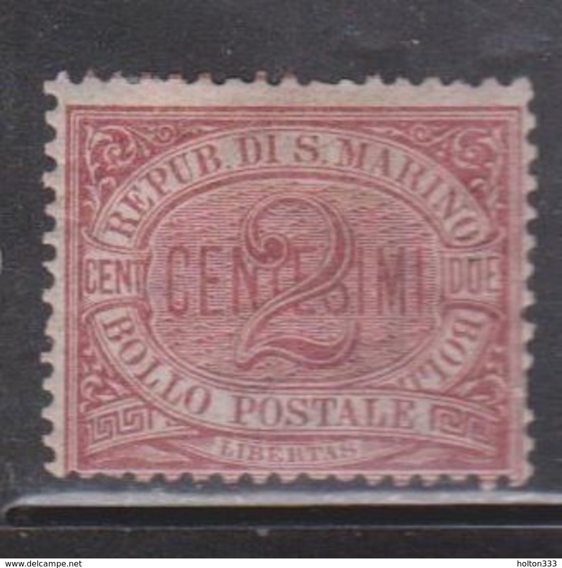 SAN MARINO Scott # 3 MH - Unused Stamps